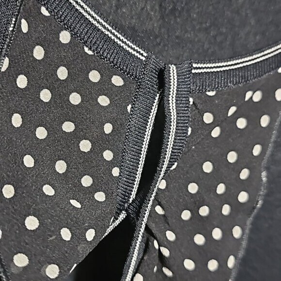 Escada Polkadot Silk Blouse Top Size 44 - Picture 6 of 7